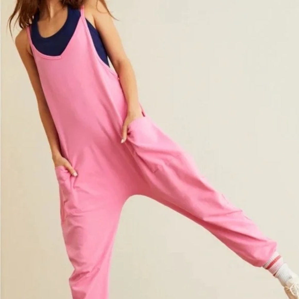 Altar'd State Vibrant Pink Jumpsuit